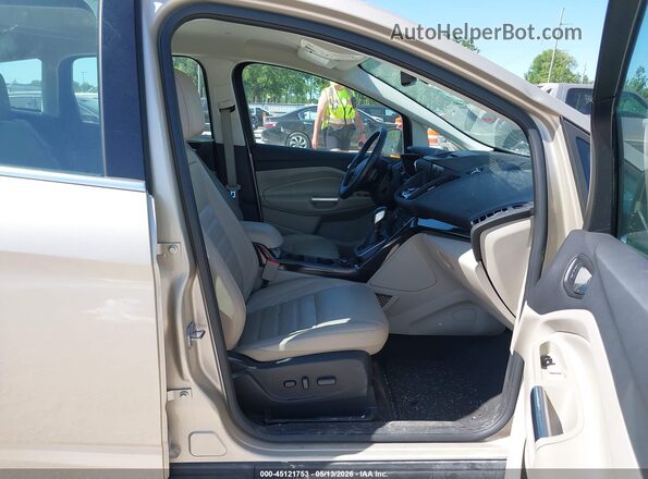 1FADP5DU7HL114441 2017 FORD C-MAX HYBRID Champagne Widok wnętrza z przodu