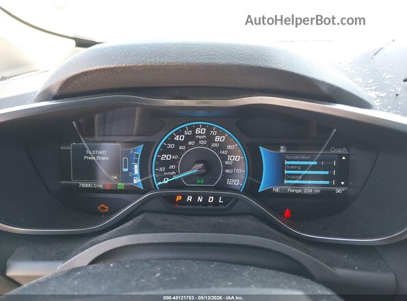 1FADP5DU7HL114441 2017 FORD C-MAX HYBRID Champagne Widok tylnych siedzeń