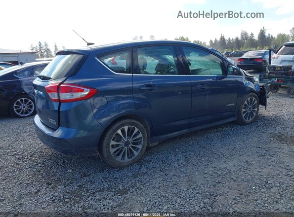 1FADP5DU7JL105583 2018 FORD C-MAX HYBRID Blue Tył prawy