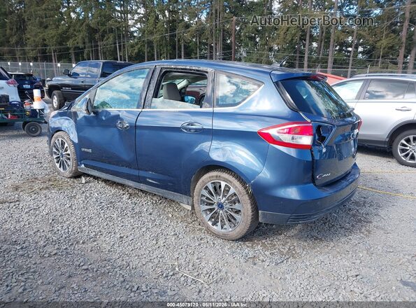 1FADP5DU7JL105583 2018 FORD C-MAX HYBRID Blue Tył lewy