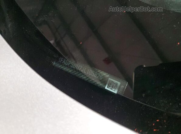 1FADP5DU7JL105826 2018 FORD C-MAX Серебряный Вид наклейки с VIN-кодом