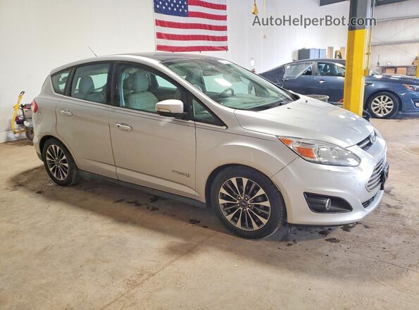 1FADP5DU7JL105826 2018 FORD C-MAX Серебряный Передняя правая четверть