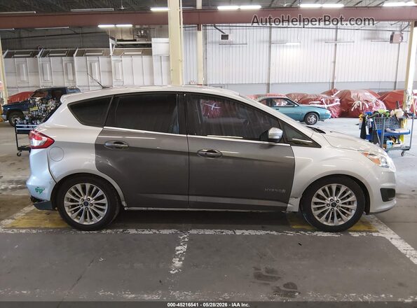 1FADP5EU2HL101773 2017 FORD C-MAX ENERGI Silver Вид задньої частини салону