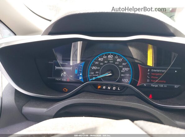 1FADP5EU2HL115950 2017 FORD C-MAX ENERGI Gray უკანა სავარძლების ხედი