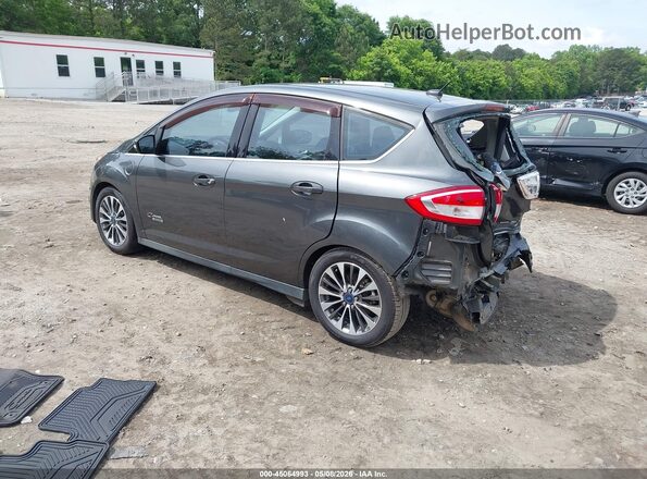1FADP5FU0HL105108 2017 FORD C-MAX ENERGI Gray Trasero izquierdo