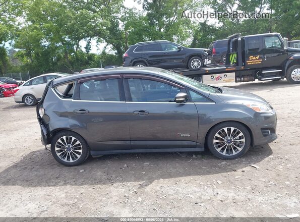 1FADP5FU0HL105108 2017 FORD C-MAX ENERGI Gray Vista interior trasera