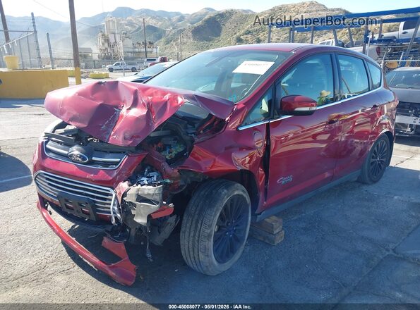 1FADP5FU3HL103787 2017 FORD C-MAX ENERGI Red Передня ліва чверть