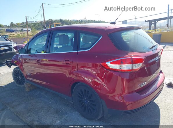 1FADP5FU3HL103787 2017 FORD C-MAX ENERGI Red Задня ліва чверть