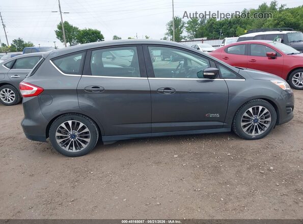 1FADP5FU5HL104701 2017 FORD C-MAX ENERGI Silver Rear interior view