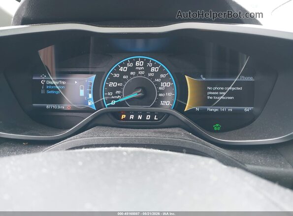 1FADP5FU5HL104701 2017 FORD C-MAX ENERGI Silver Rear seats view
