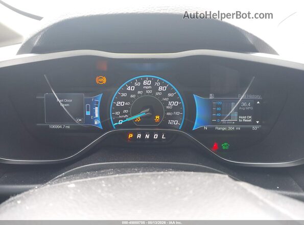 1FADP5FUXHL109327 2017 FORD C-MAX ENERGI Серый Вид задних сидений