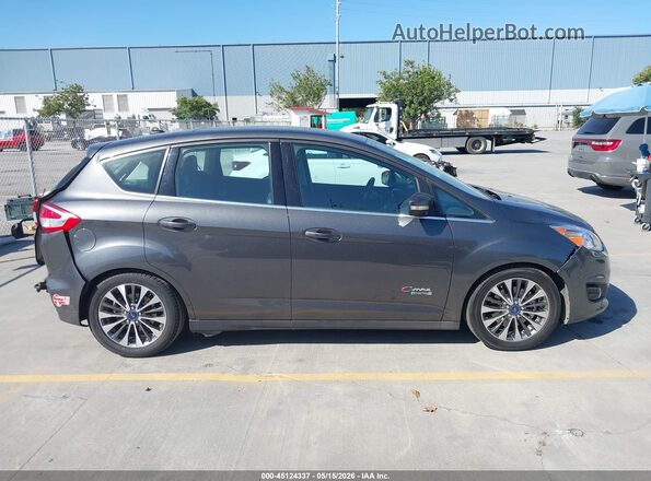 1FADP5FUXHL117282 2017 FORD C-MAX ENERGI Gray Rear interior view