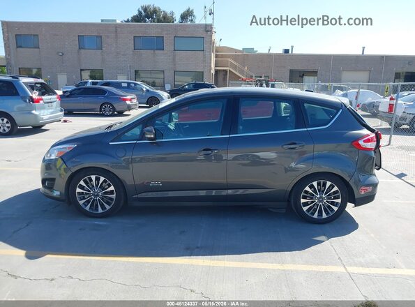 1FADP5FUXHL117282 2017 FORD C-MAX ENERGI Gray 360 interior view
