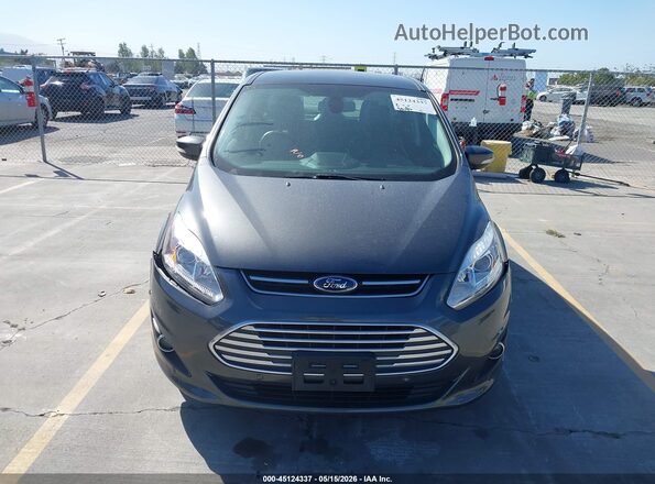 1FADP5FUXHL117282 2017 FORD C-MAX ENERGI Gray Instrument cluster view