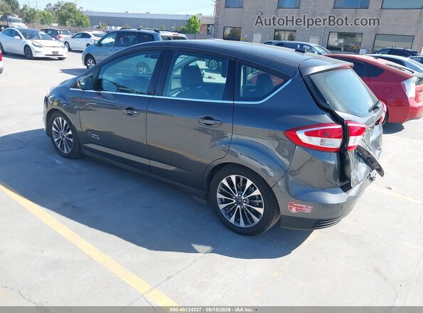 1FADP5FUXHL117282 2017 FORD C-MAX ENERGI Gray Rear left