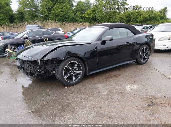 1FAGP8UHXR5130690 2024 FORD MUSTANG Black Передня ліва чверть