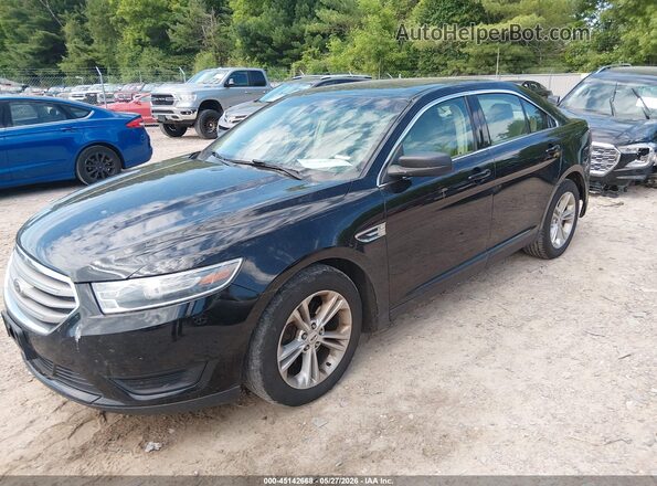 1FAHP2D86JG115422 2018 FORD TAURUS Black Առջևի ձախ երեք քառորդ տեսարան