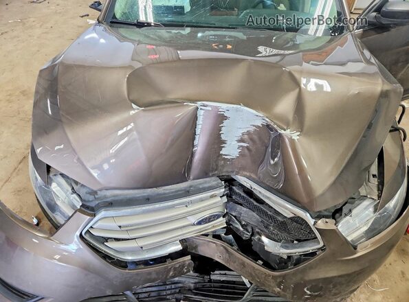 1FAHP2D87GG145358 2016 FORD TAURUS Brown Widok wnętrza z tyłu