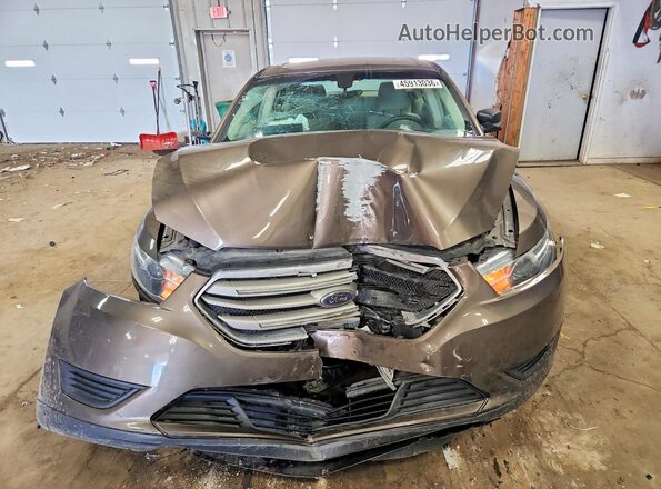 1FAHP2D87GG145358 2016 FORD TAURUS Brown Widok z przodu