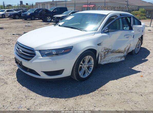 1FAHP2D88GG153338 2016 FORD TAURUS White Առջևի ձախ երեք քառորդ տեսարան