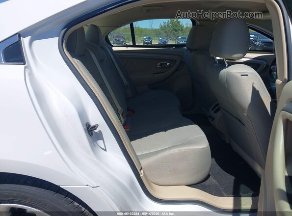 1FAHP2D88GG153338 2016 FORD TAURUS White VIN կոդի պիտակի տեսք