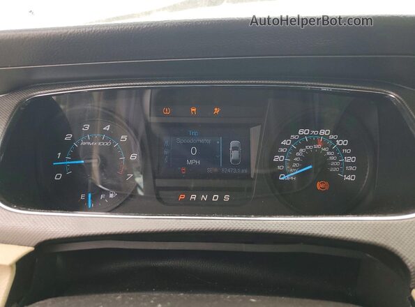 1FAHP2D89GG147189 2016 FORD TAURUS Серебряный Вид щитка приборов