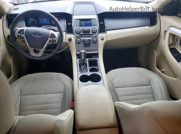 1FAHP2D89JG129797 2018 FORD TAURUS Silver Առջևի վահանակի տեսք