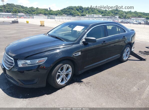 1FAHP2D91HG135385 2017 FORD TAURUS Black Առջևի ձախ երեք քառորդ տեսարան