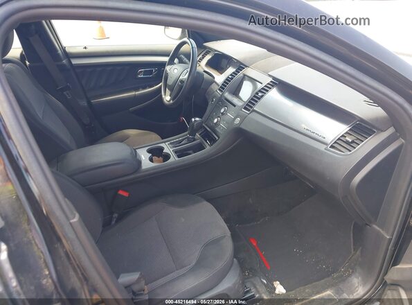 1FAHP2E83JG124741 2018 FORD TAURUS Black Front interior view