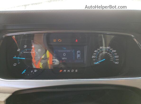 1FAHP2E88GG156982 2016 FORD TAURUS Red Instrument cluster view