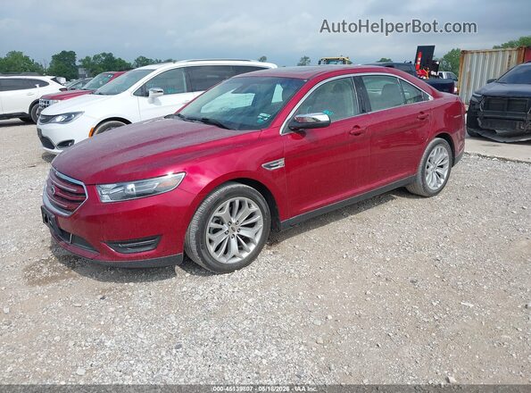1FAHP2F82HG127901 2017 FORD TAURUS Красный Передняя левая четверть