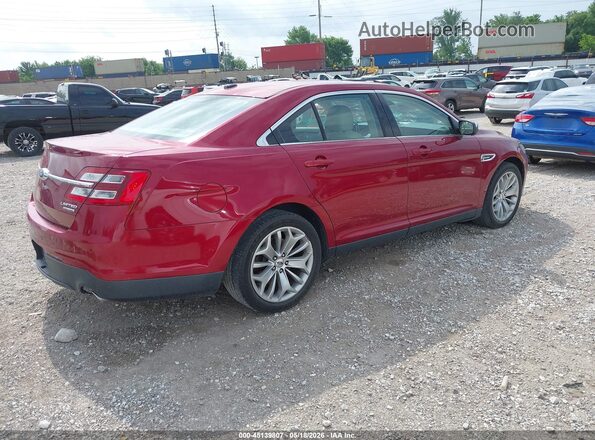 1FAHP2F82HG127901 2017 FORD TAURUS Красный Задняя правая четверть