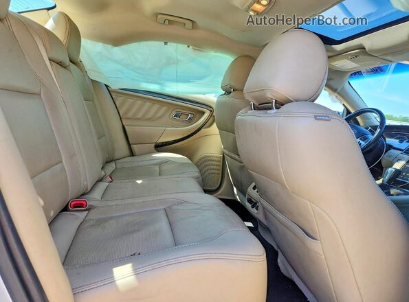 1FAHP2F86KG118108 2019 FORD TAURUS Silver უკანა სავარძლების ხედი