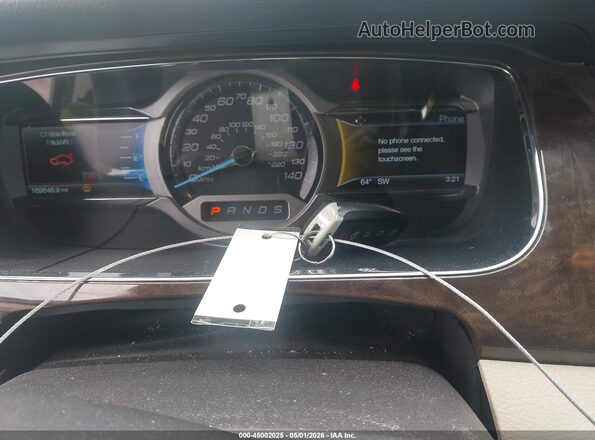 1FAHP2F87KG108641 2019 FORD TAURUS Silver Вид панелі приладів