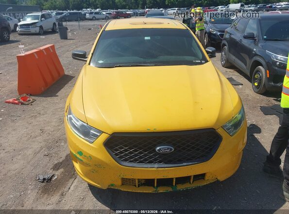 1FAHP2L88GG138405 2016 FORD POLICE INTERCEPTOR Yellow Vista del cuadro de instrumentos