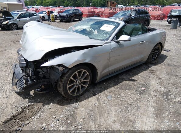 1FATP8EM0G5318383 2016 FORD MUSTANG Silver Front left
