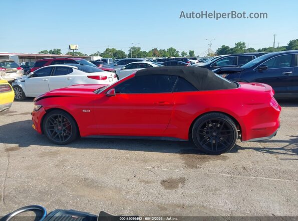 1FATP8FF8H5218453 2017 FORD MUSTANG Red Панорамний вид салону 360°