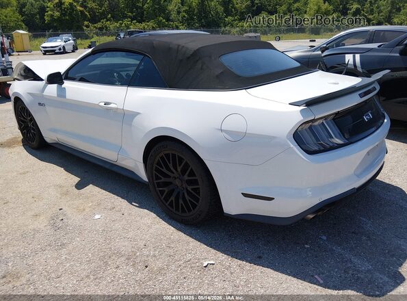 1FATP8FFXK5149420 2019 FORD MUSTANG White Հետևի ձախ