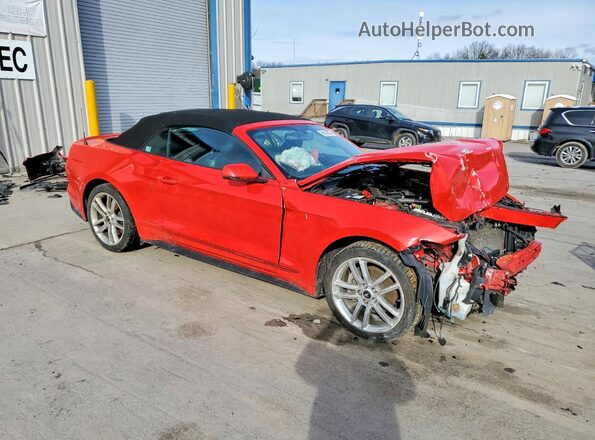 1FATP8UH0H5343550 2017 FORD MUSTANG Red Przód prawy