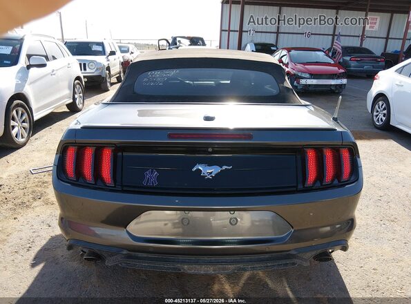 1FATP8UH1J5110122 2018 FORD MUSTANG Gray 