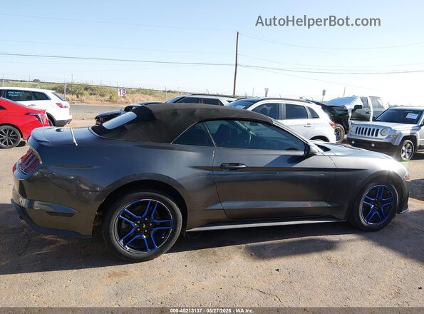 1FATP8UH1J5110122 2018 FORD MUSTANG Gray Вид задньої частини салону