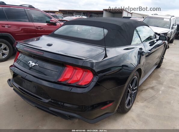 1FATP8UH1N5103693 2022 FORD MUSTANG Black Tył prawy