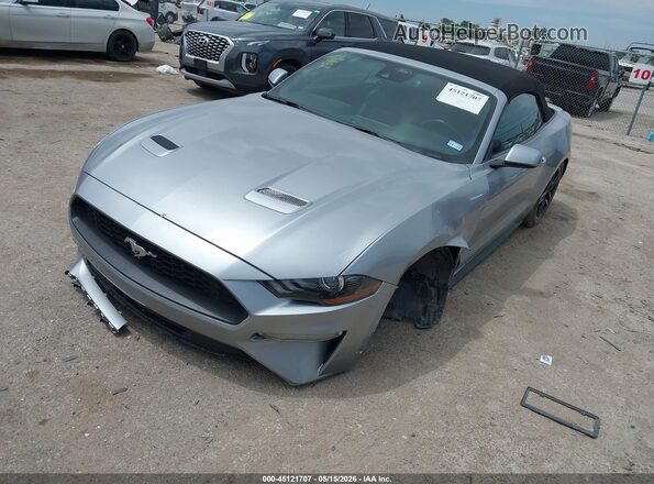 1FATP8UH3P5100376 2023 FORD MUSTANG Silver Vista tres cuartos delantera izquierda