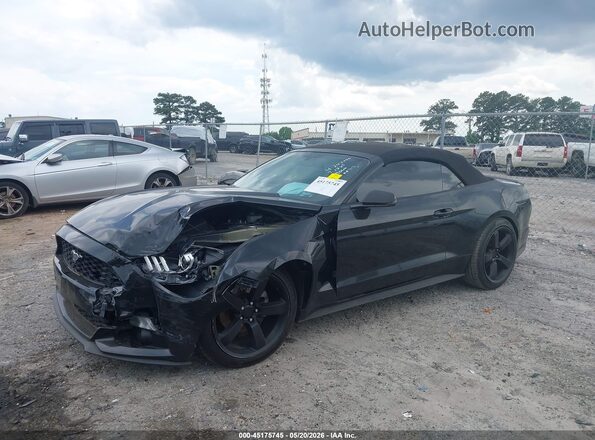 1FATP8UH4G5329066 2016 FORD MUSTANG Черный Передняя левая четверть