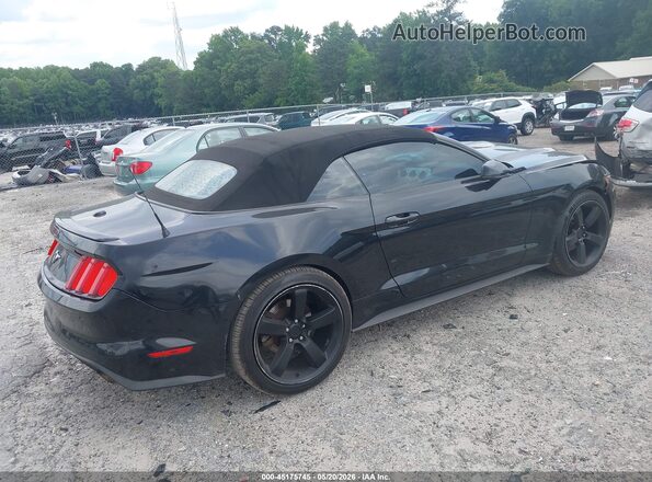 1FATP8UH4G5329066 2016 FORD MUSTANG Черный Задняя правая четверть
