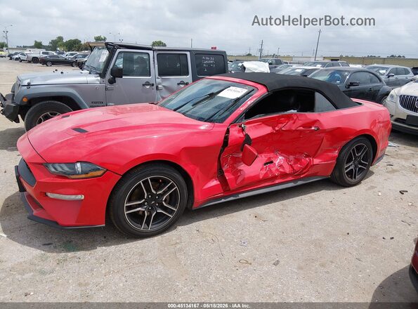 1FATP8UH4L5179759 2020 FORD MUSTANG Red Панорамний вид салону 360°