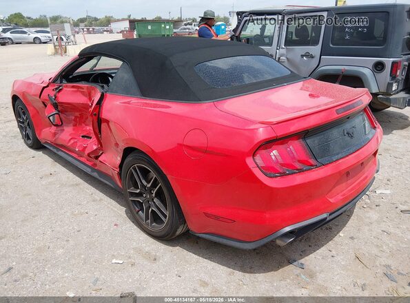 1FATP8UH4L5179759 2020 FORD MUSTANG Red Задня ліва чверть
