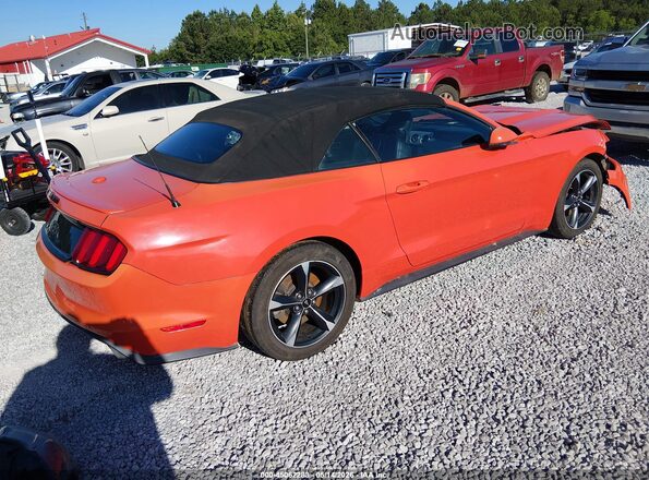 1FATP8UH5G5299950 2016 FORD MUSTANG Оранжевый Задняя правая четверть