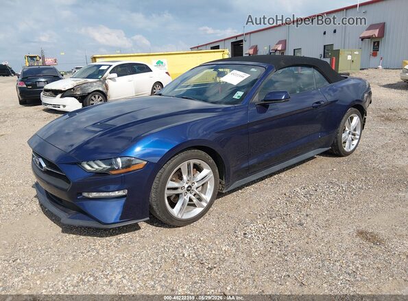 1FATP8UH5J5165656 2018 FORD MUSTANG Синий 