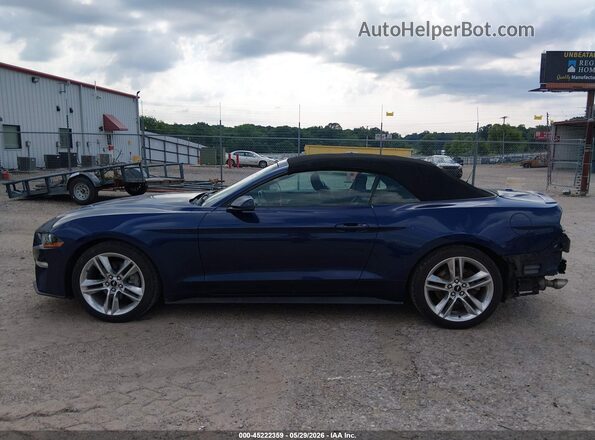 1FATP8UH5J5165656 2018 FORD MUSTANG Синий 